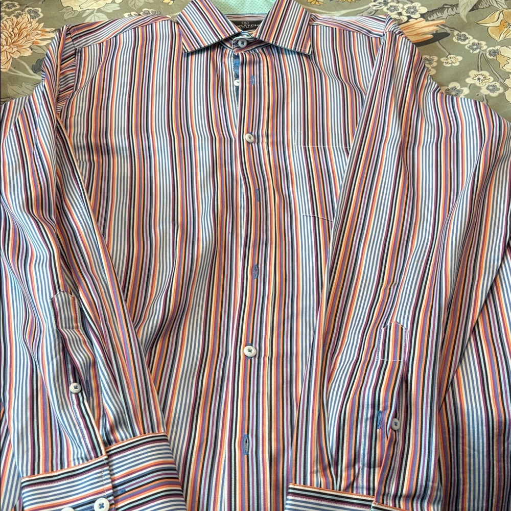 Bugatchi Multicolor Striped Shirt - image 3
